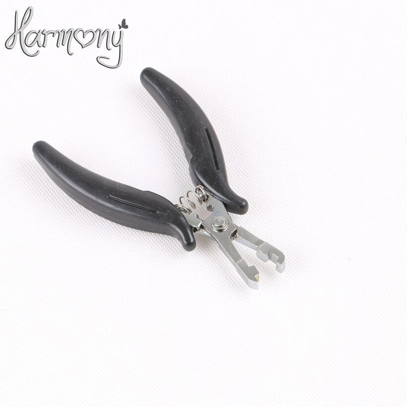 Pinces pour Extensions de cheveux 6MM | Pinces à pointe carrée pour Extensions de cheveux, pinces à manche noir, pinces à cheveux de Fusion, outils d'extension de cheveux 1 pièce