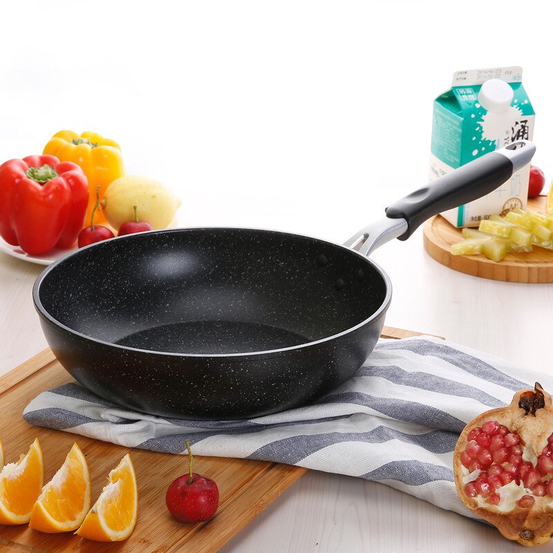 Yihao 26Cm Pannen Friteuse Lichtgewicht Non-stick Pannen Zonder Pot Cover Algemeen Gebruik Voor Gas En Inductie Kookplaat keuken Gereedschap