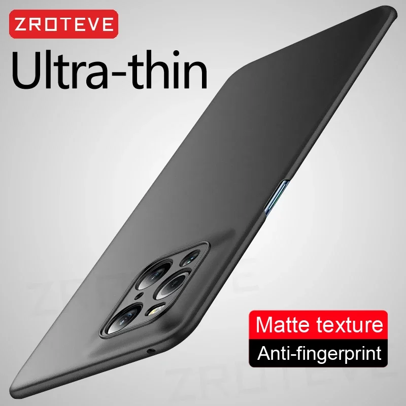 For Find X2 Pro Case ZROTEVE Slim Matte Hard PC Cover For Oppo Find X5 Pro X3 Neo FindX2 FindX3 Lite FindX5 Global Phone Cases