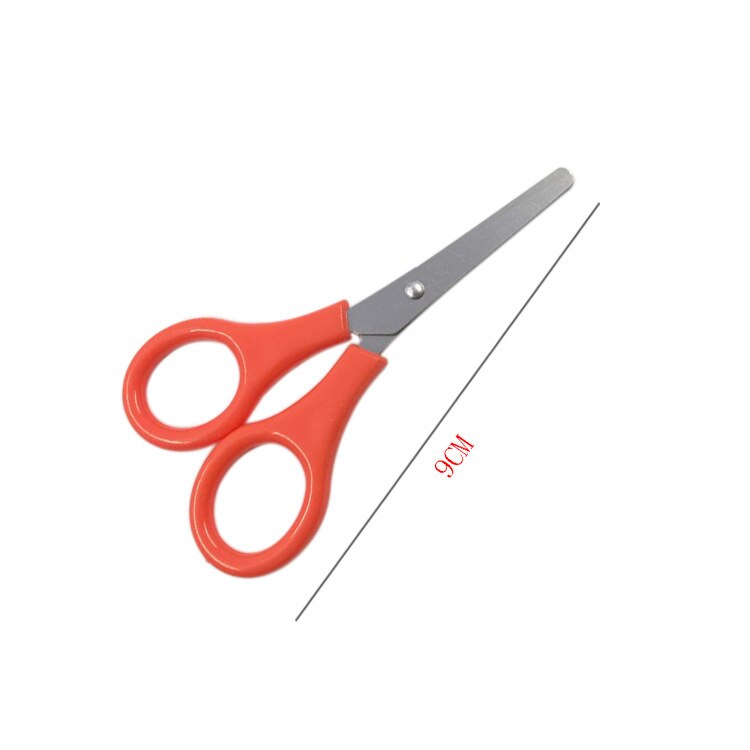 10pcs Small Scissors Sewing Kit Nail Scissors Nose Hair Student Scissors Handmade Scissors Safety Scissors Children JD001: Orange