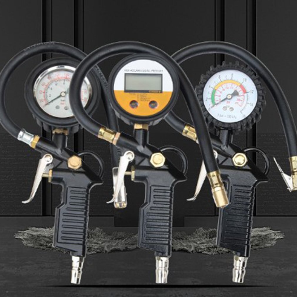 Multifunctional Digital Tire Pressure Tester Tire Pressure Gauge Tire Repair Tool For Car Motorcycle Motor Vehicle