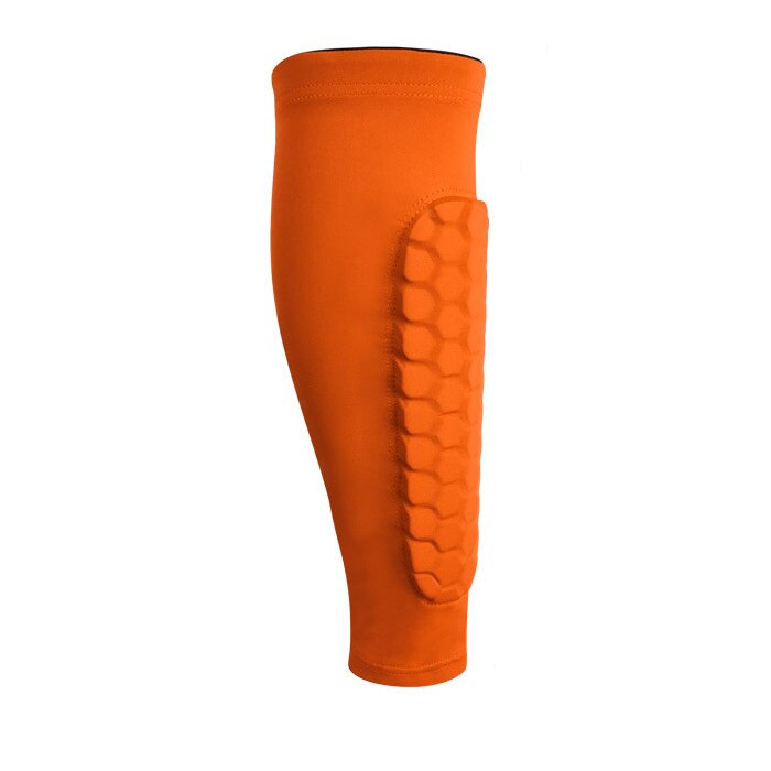 1 stücke FußBall Basketball Laufen beinlinge radfahren Kalb Greaves Schienbeinschützern nicht-Unterhose atmungsaktive draussen Sport Kompression bein: Orange / L