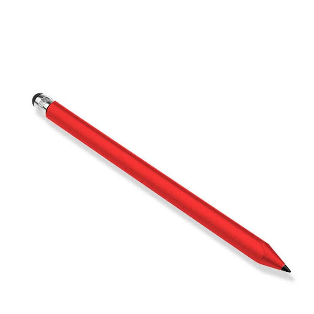 Resistance Capacitance Dual Touch Screen Pen For iPad Android Tablet PC Drawing Stylus Responsive Touch S Pen: Red