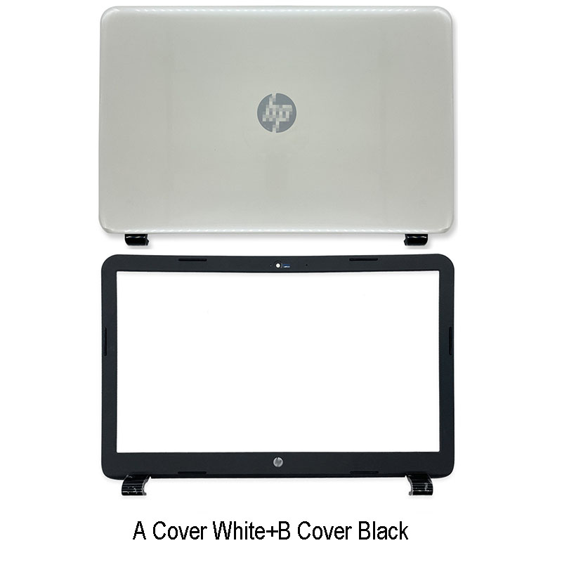 Nowy LCD do laptopa tylna pokrywa dla HP 15-G 15-R 15-T 15-H 15-Z 250 G3 255 G3 pokrywa przednia wielkie litery podpórce pod nadgarstki dolna pokrywa podnóżek A B C D biały: AB Cover 