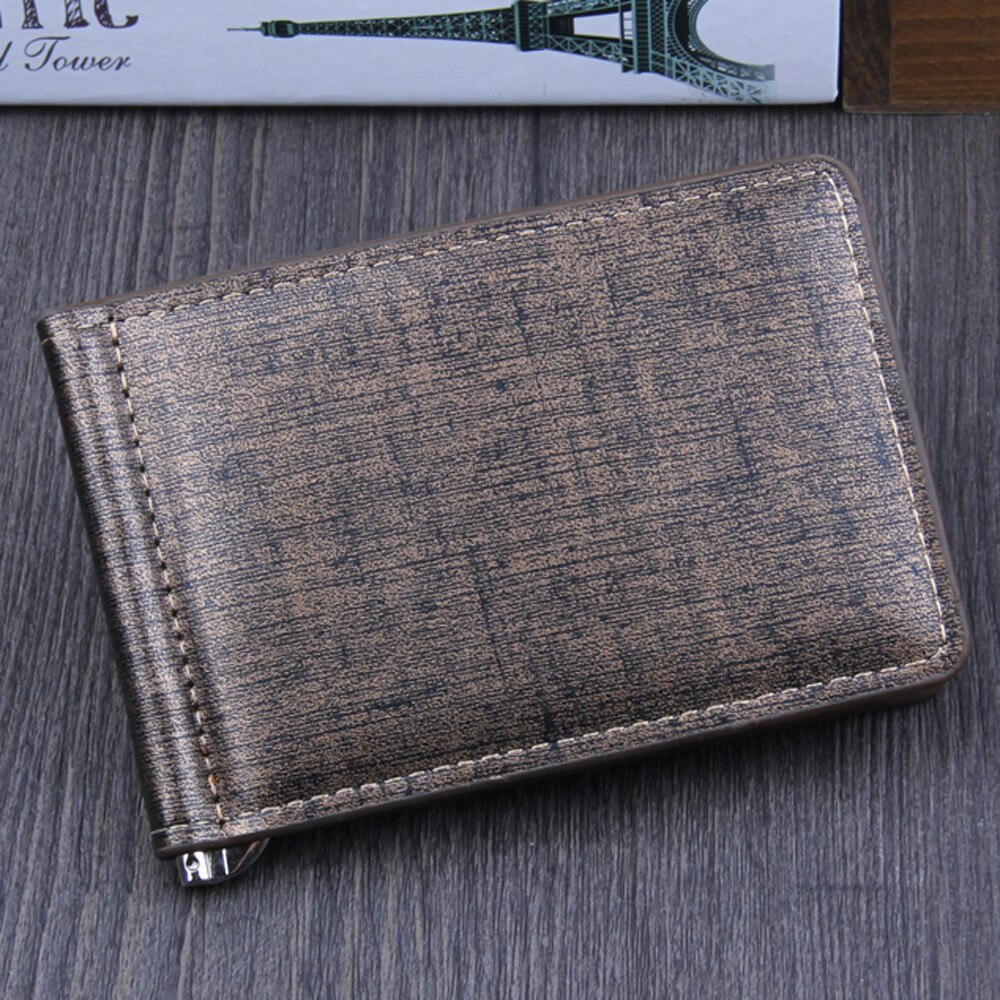 Men wallet casual Male Pocket Bifold Business Leather Wallet ID Credit Card Holder Purse Pockets Wallet #20