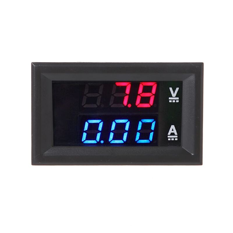 DC 0-100V 50A Digital Voltmeter Ammeter LED Dual Display Voltage Current Meter Tester with Shunt Diverter