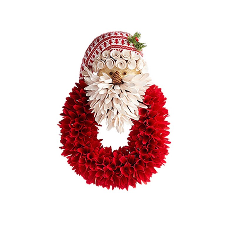 Christmas Santa Claus Window Decal Snowflake Stickers Winter Wall Decals For Kids Rooms Year Xmas Window Decorations: E section 20x30cm