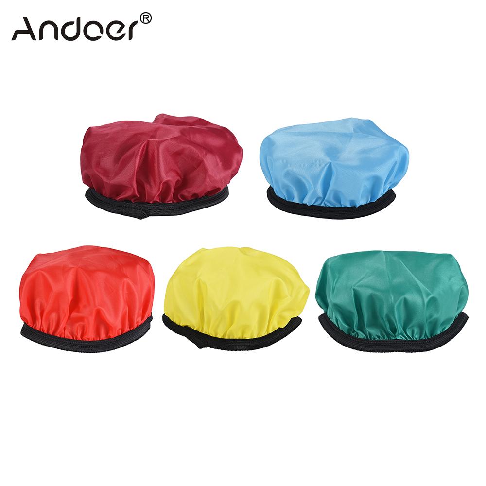 Andoer Soft Diffuser Doek Fotografie Licht Soft Diffuser Doek Kit Voor 7 "180Mm Standaard Studio Strobe Reflector 5 kleuren
