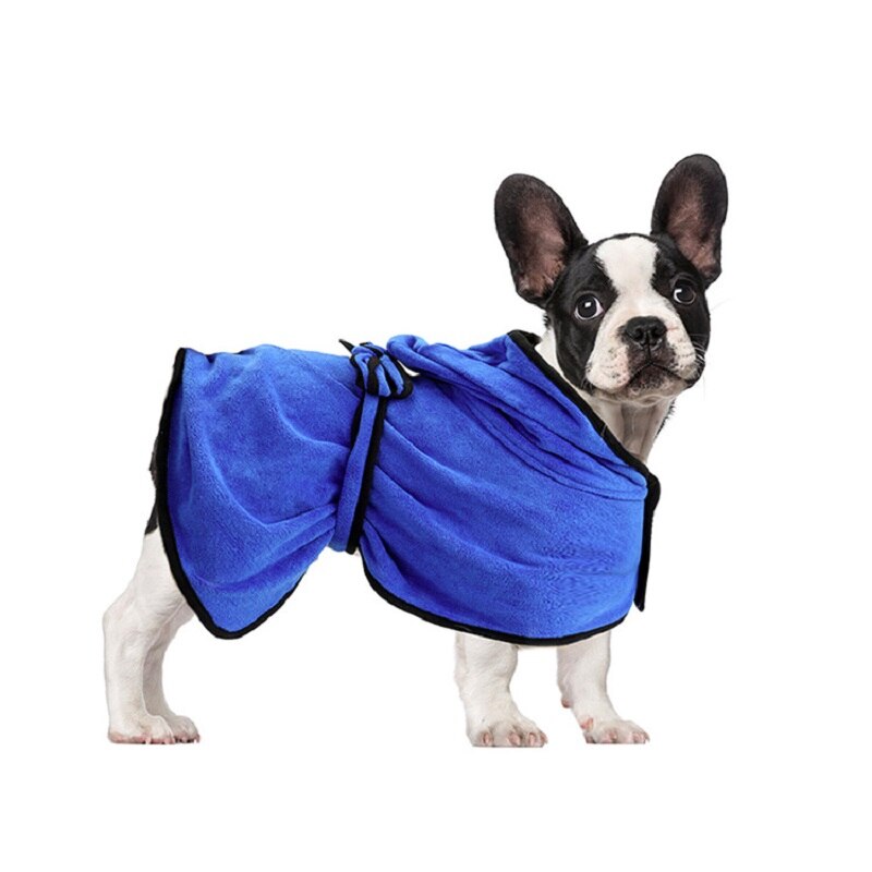 Pet Towel Dog Bathrobe Super Absorbent Pet Drying Towel XS-XL Small Medium And Large Dogs Microfiber Pet Bath Towel Pet Supplies