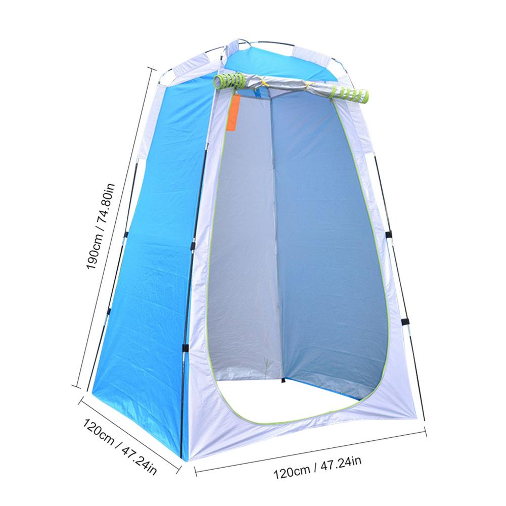 Draagbare Pop Up Privacy Tent Camping Douche Tent Opvouwbare Veranderende Kamer Regen-Proof Voor Outdoors Wandelen Reizen 120x120x190CM