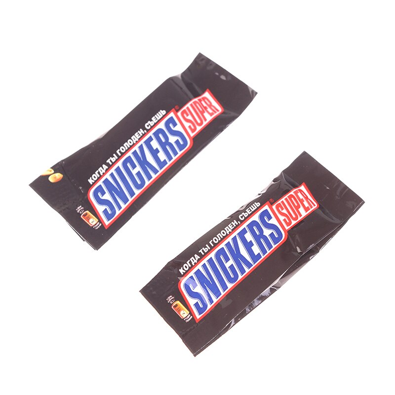 5pcs Mini Play Food Simulation Food Play Snickers Dolls Miniature Pretend Toy