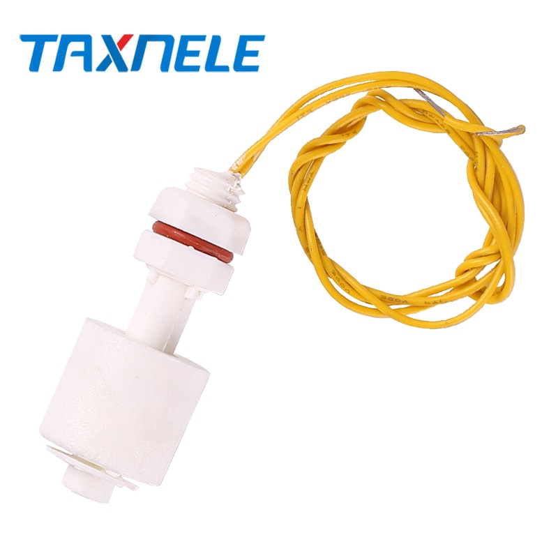PP Liquid Water Level Sensor Horizontal Float Switch Down low pressure float switch Tank Pool Water Level Sensor 40cm wire