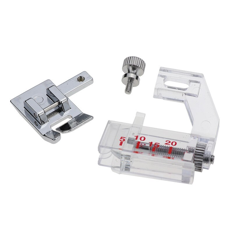 Sewing Machine Presser Cloth Foot Bias Binder Foot Stitch OverLock Zipper Ruler Parts Home Essentials