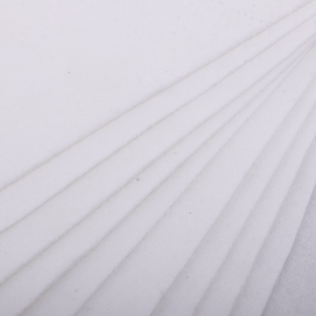 Manta de aislamiento de fibra de cerámica cuadrada blanca, paquete de 10 unidades, estante de papel para horno microondas Thinfire, suministros de fabricación de joyas