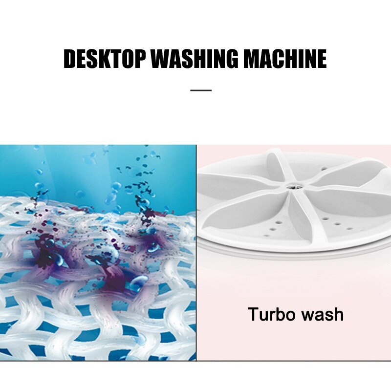Mini vaskemaskine bærbar spin turbine vaskemaskine husholdning sovesal mini vaskemaskine husholdning rengøring