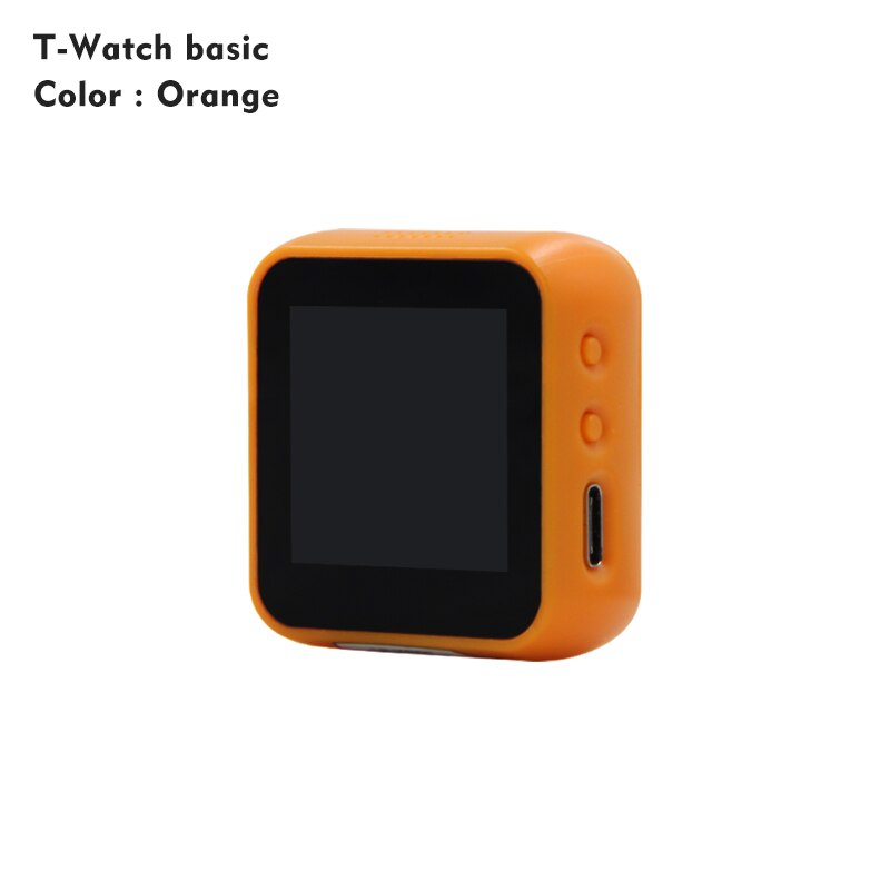 LILYGO T-Uhr IPS Kapazitiven berühren Bildschirm 1,54 zoll ESP32 WIFI Bluetooth Vibration Motor- Lautsprecher Drei-achse Beschleunigungsmesser: T-Uhr Orange