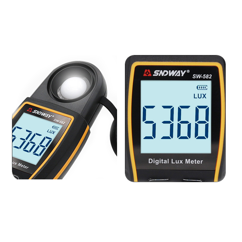 SW582 Digital Light Meter Luxmeter Lux/FC Meters L... Grandado