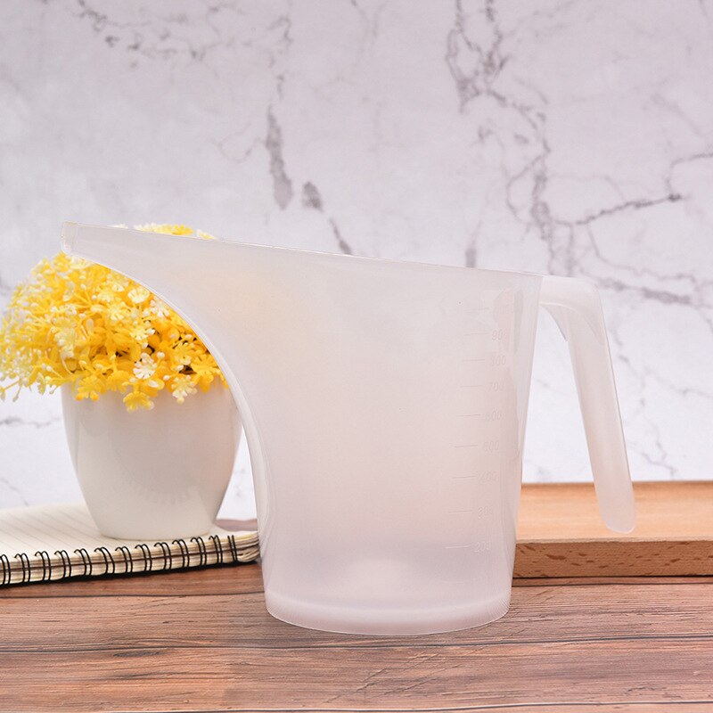 1000ML Tip Mouth Plastic Measuring Jug Cup Kitchen Bakery Graduated Surface Cooking Liquid Measure Container