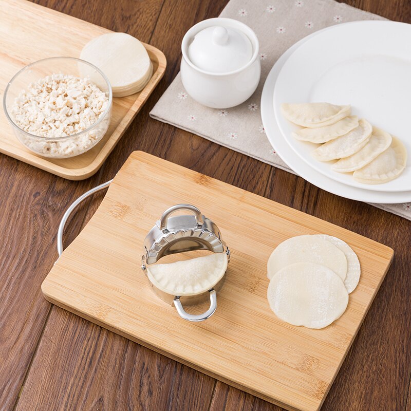 Stainless steel dumpling machine and cutting blade dough for home kitchen dough round roller machine dumpling skin Mold 7CM