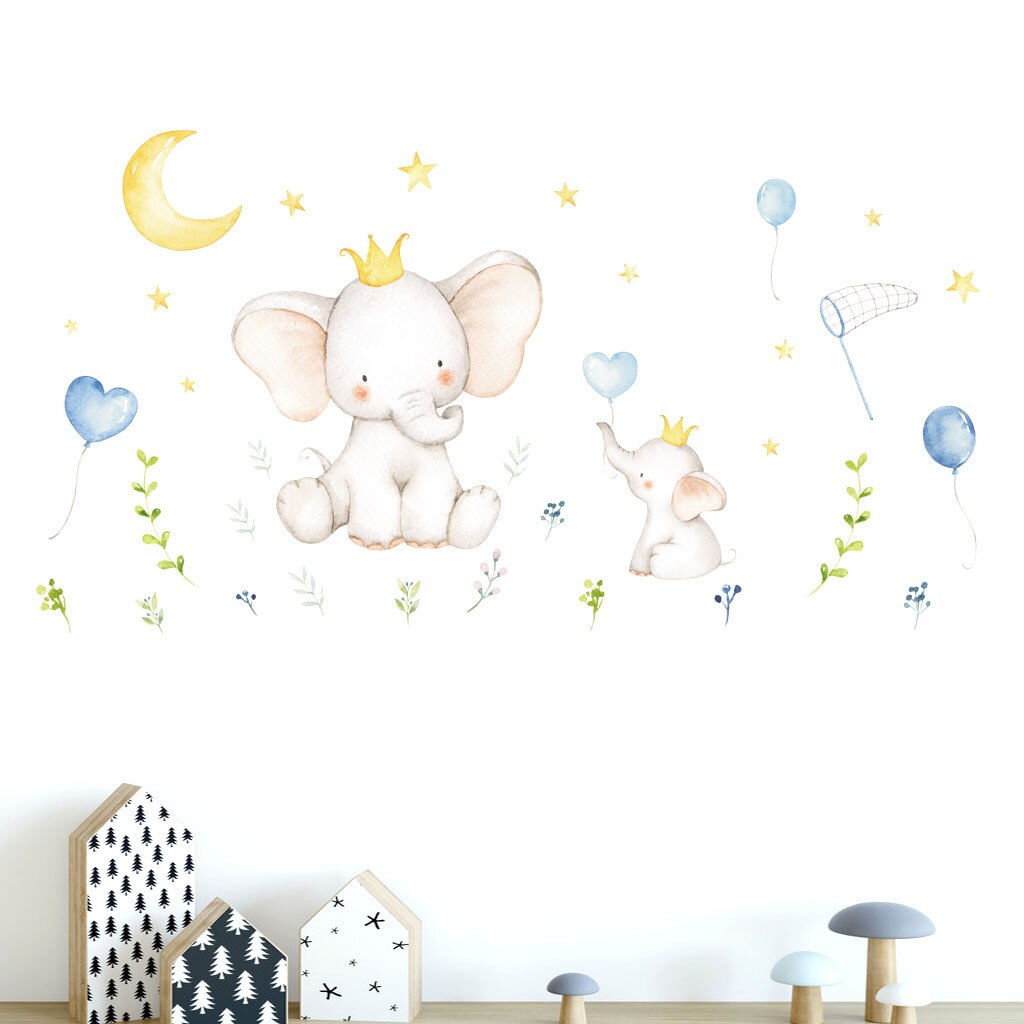 wall sticker room decoration stickers kawaii wall decor Cute Baby Animal PVC Sticker Wall Sticker Living Room Decoration
