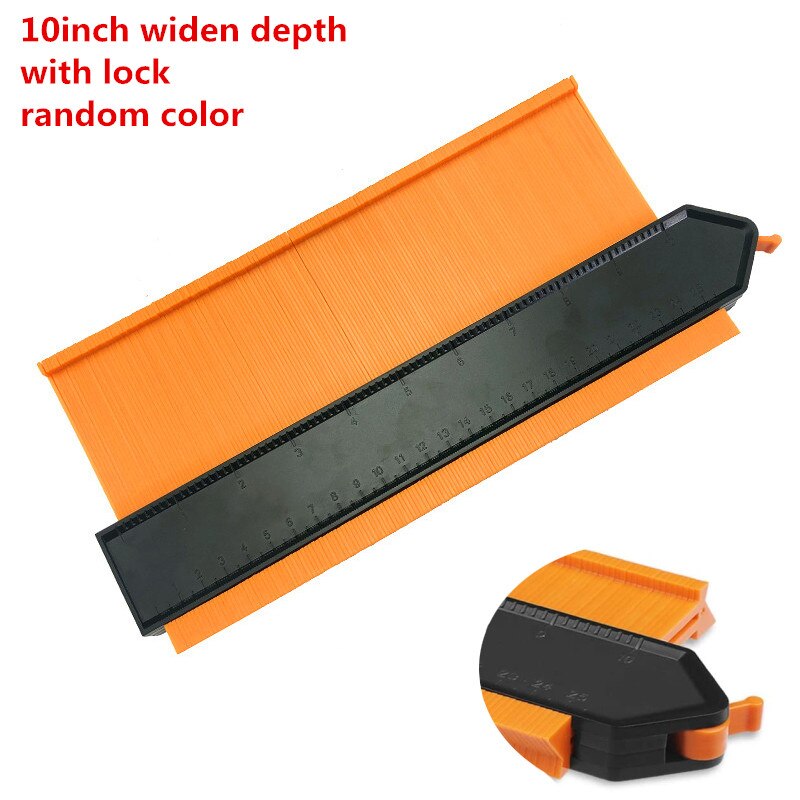 5" 10" self lock Copy Gauge 20" Contour Gauge Widen Duplicator Tiling Laminate Tiles Wood Marking measure ruler General Tool: 10inch lock Widen