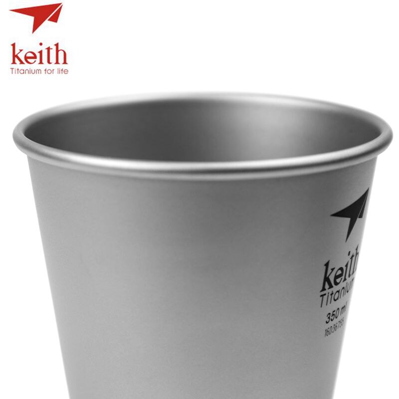 Keith Reinem Titan Bahre Becher Getränk draussen Camping Farbige Titan Kaffee Tassen Ultraleicht Reise Becher 350ml 450ml 40g 45g