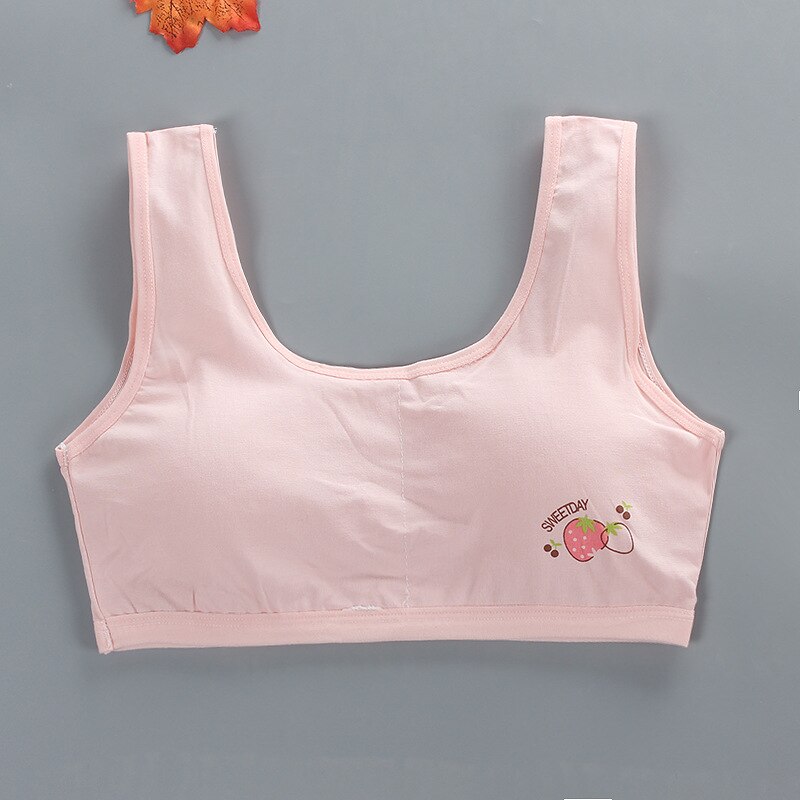 Topy dla dziewczynek nastolatek biustonosz dziewczyna wierzchnia kamizelka temat dziewczyny sport Adolescente dzieci nastolatki bielizna biustonosze treningowe Racerback 8-16 rok