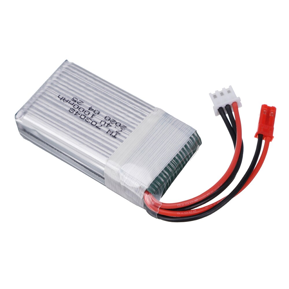 7,4 v 1000mah 703048 Lipo Batterie Mit ladegerät Für MJXRC X600 U829A U829X F46 X601H JXD391 FT007 RC spielzeug teile