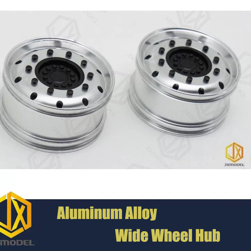 JX Model 1/14 Truck 1:14 F2000 Wide Wheel Hub Front Wheel Made Of All Metal For Tamiya Lesu