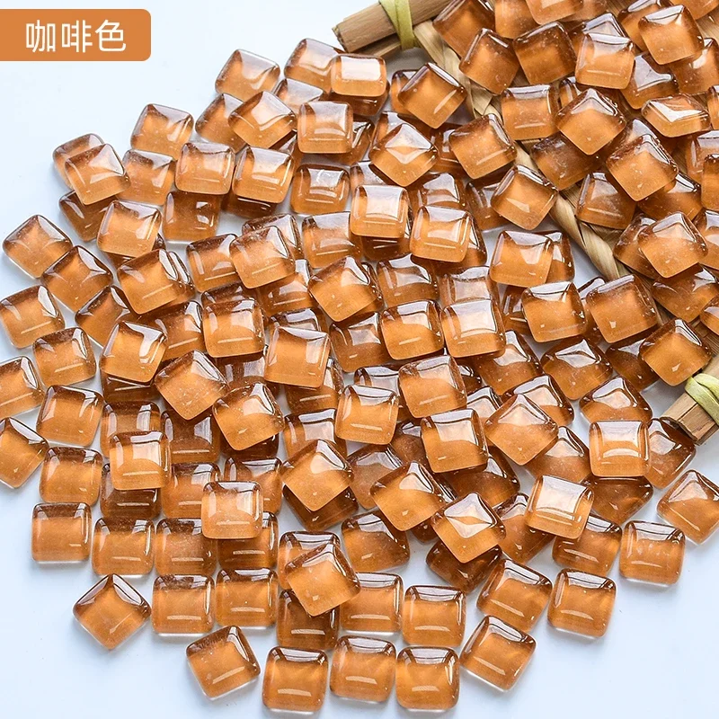 200g Mosaik Dreieck quadratische Glasmosaik fliesen bilden DIY handgemachte freundlicher kreative Dekoration Zubehör Wohn accessoires