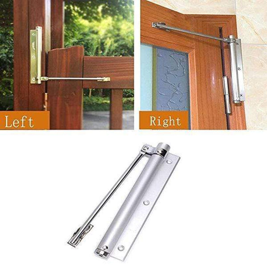 Door Closer Single Spring Adjustable Stainless Steel Automatic Door Closer Home Door Hardware Fittings Door Spring Adjustable