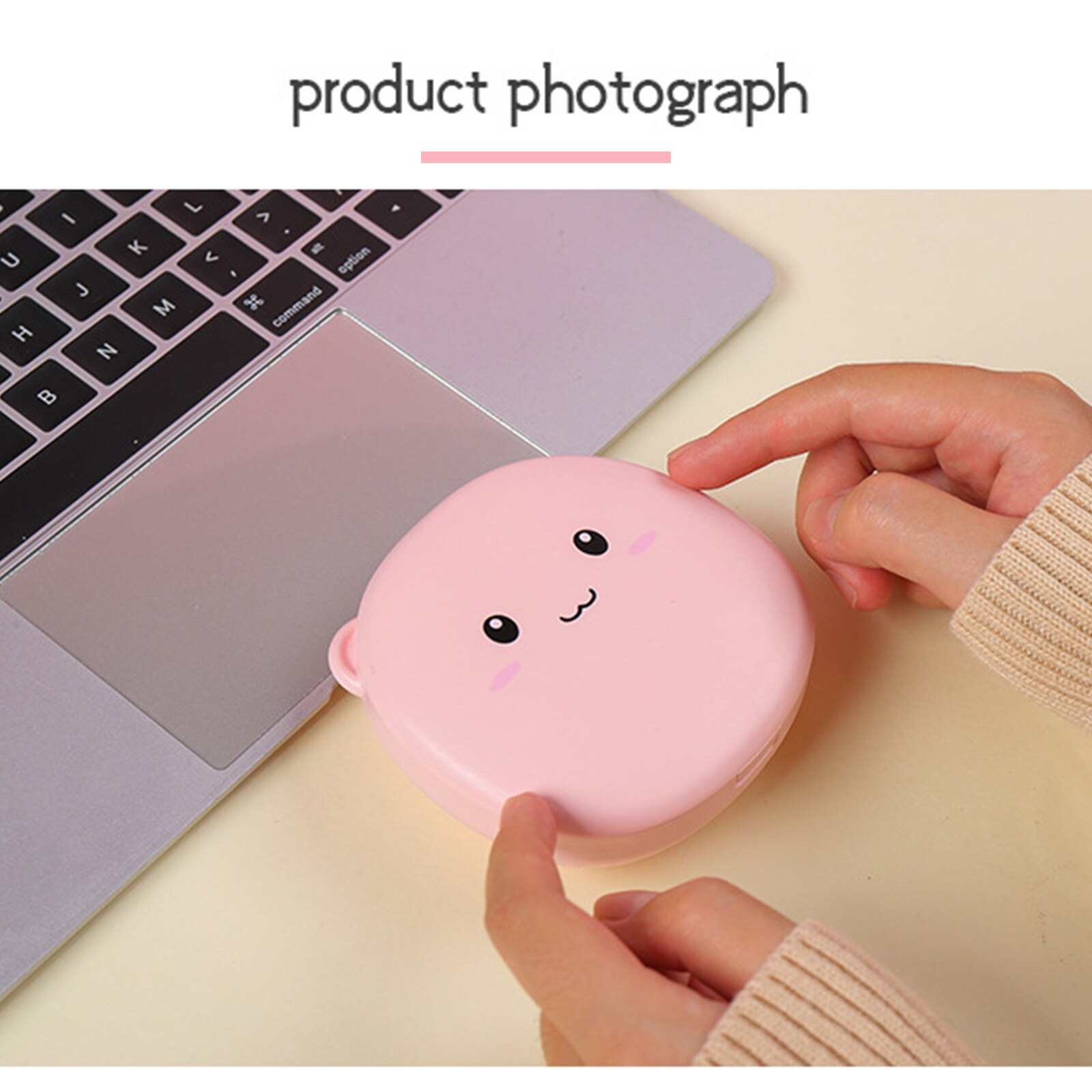 Gato lindo calientamanos calentador para invierno Mini portátil de mano USB móvil de la energía de carga útil el calentamiento de bebé calentador de #40