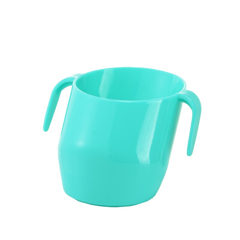 1Stck Neue freundlicher Baby Doidy Tasse Baby Ausbildung Trinkbecher geneigt Tasse Für freundlicher Baby Waschen Tasse Wasser Tassen: Grün