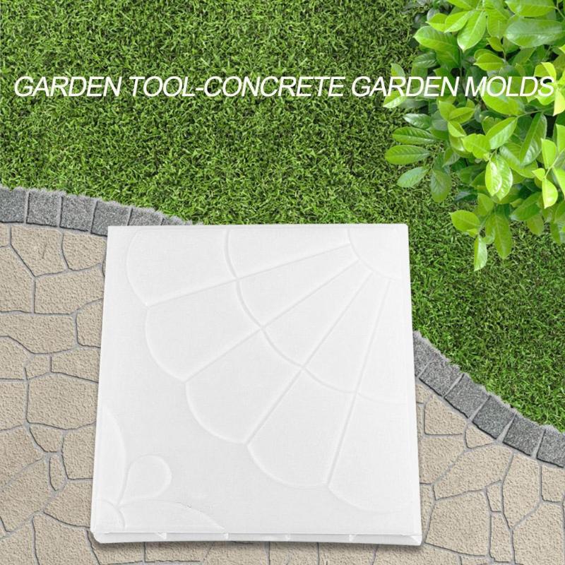 Bricolage-moule à béton blanc pour pavé, pour jardin, trottoir, pavé manuel, ciment, brique, béton de la route, pierre