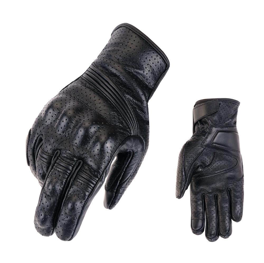 Sommar motorcykelhandskar män pekskärm andas motobike ridning moto skyddsutrustning motorcykel motocross handske körning