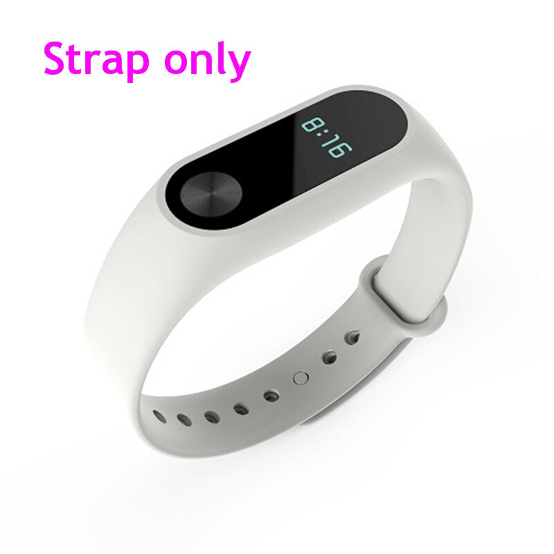 Para Xiaomi Mi Band 2 correa de reloj inteligente correa de repuesto correa de silicona pulsera para Xiaomi Accesorios inteligentes: Blanco