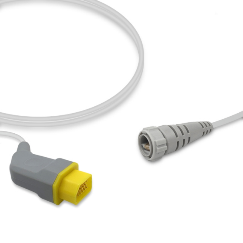 Câble adaptateur transducteur Nihon Kohden IBP JP-900P, JP-902P, compatible Edwards TWC-NKD1000: BLANC