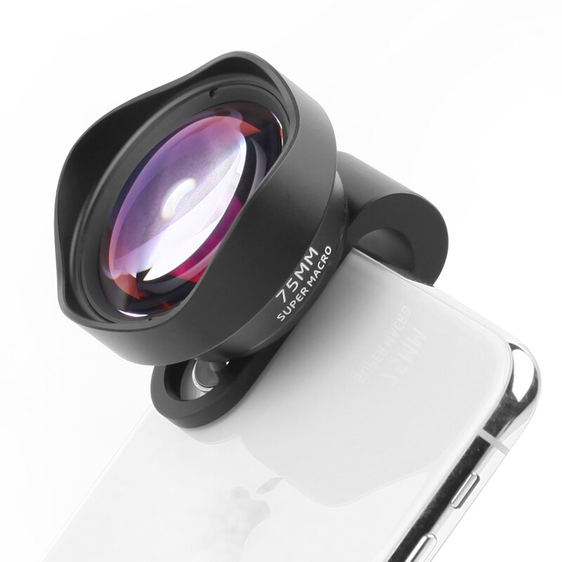 Ulanzi 75Mm 10X Super Macro Lens Telefoon Camera Lens 17Mm Draad Hd Telefoon Lens Met Clip Voor Iphone piexl Huawei Een Plus Xiaomi