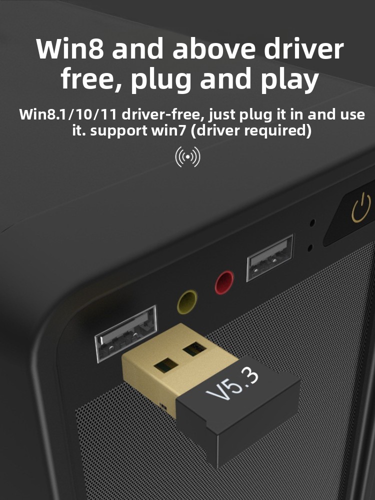 5.3/4.0/5.1 5.4 Bluetooth Adapter USB Drive-gratis Bluetooth Computer 5.0 Bluetooth Draadloze Zender Luidspreker voor PC Laptop