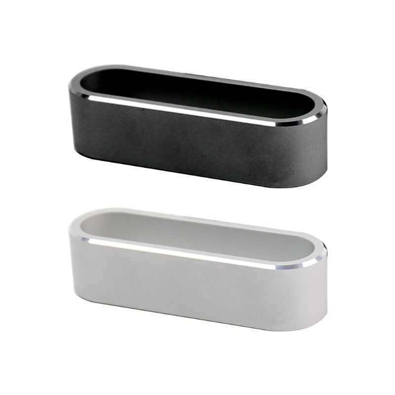 Metal Business Name Card Holder Aluminum Display Stand Rack Desktop Organizer H55F