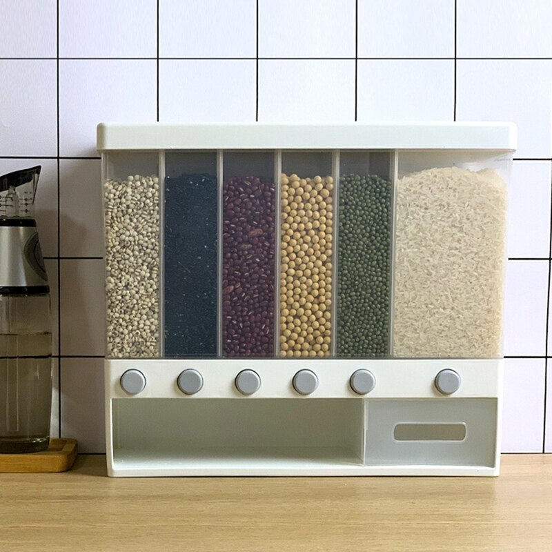 Display Rack For Chicken Rice 10KG Wall Mounted Divided Rice and Cereal Dispense... – Vicedeal