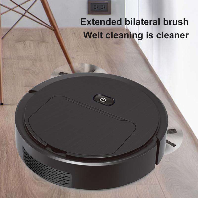 Auto Vacuum Cleaner Robot 3-In-1 Smart Wireless Sweeping Dry Wet Cleaning Machine Charging Intelligent Vacuum Cleaner In Car