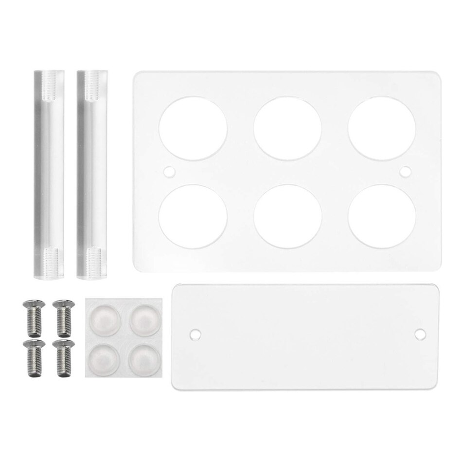 VOGVIGO 6 Hole Ice Cream Cone Ice Cream Cone Sushi Roll Acrylic Stand for Marshmallow Waffle Popcorn Sugar Cone
