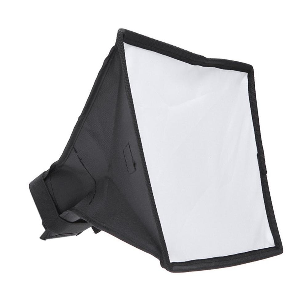 Difusor Softbox 20x30cm difusor de luz de Flash plegable Universal Softbox para cámara Canon Nikon DSLR: Default Title