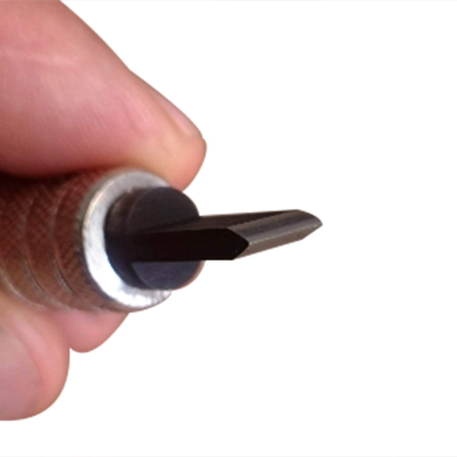 Leather Swivel Nicking Knife Carving Knife Rotary Rotating Knife Leathercraft Working Cutting Tool Ceramic Blade Handwork DIY