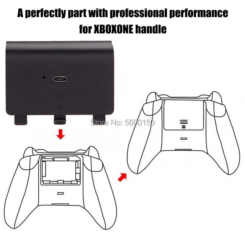 2400mAh Ni-MH Rechargeable battery pack + USB Cable For XBOX ONE Controller Wireless Gamepad Replacement Batteries kits