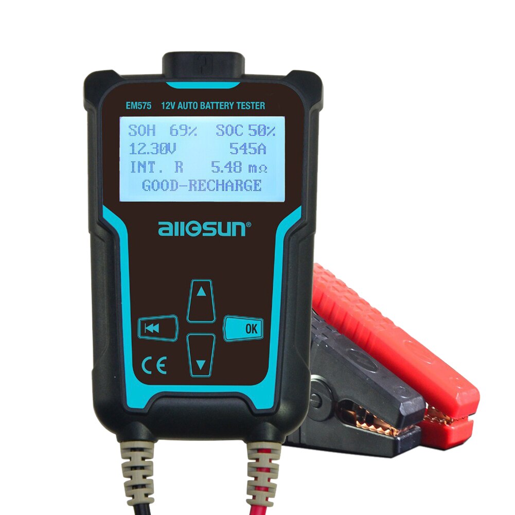 Automatic Smart 12V/24V Car Battery Tester Auto Battery Analyzer 100 to 2200CCA Heavy Duty Truck Car Battery Tester