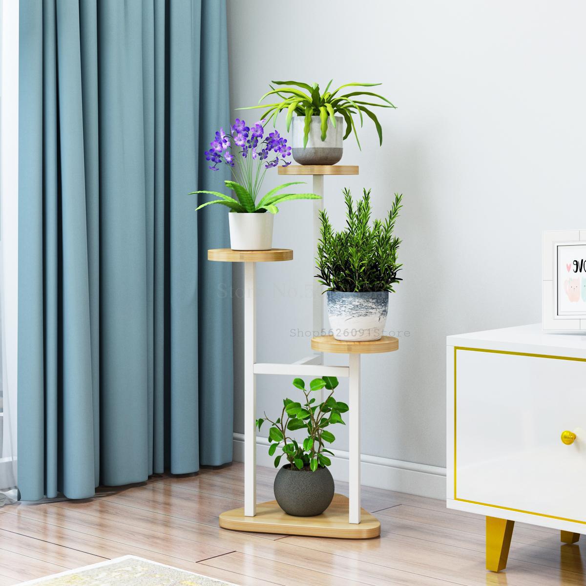 Étagère d'orchidées à suspendre multi-niveaux, support pour fleurs pour salon, chambre à coucher, accessoires d'intérieur, balcon, maison: VIP 7