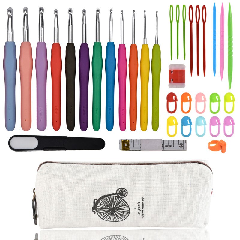 12 Styles Crochet Hook Set DIY Weave Needle Arts Craft For Knitting Needles And Crochet Hooks Sewing Tools Accessories For Women: Style 1