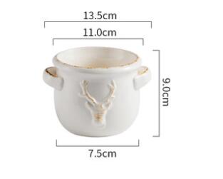 Antieke theekopjes porseleinen theepot drinkgerei theeserviezen melk koffiekopje wit retro afwerking reliëf engel rendier kerst: A2